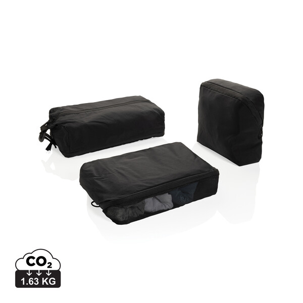 KENTO URBAN RCS recycled nylon packing cube set - Black