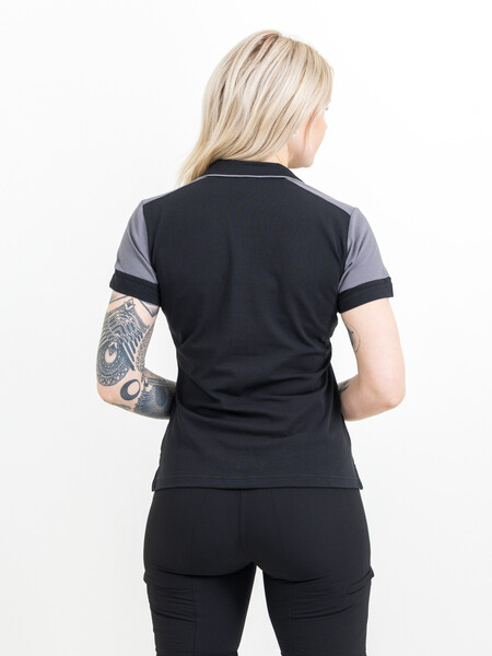 Printer Prime Polo Lady Black/Anthra XS