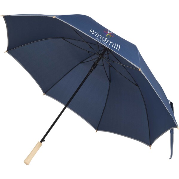Norman 30” windproof RPET umbrella - Navy