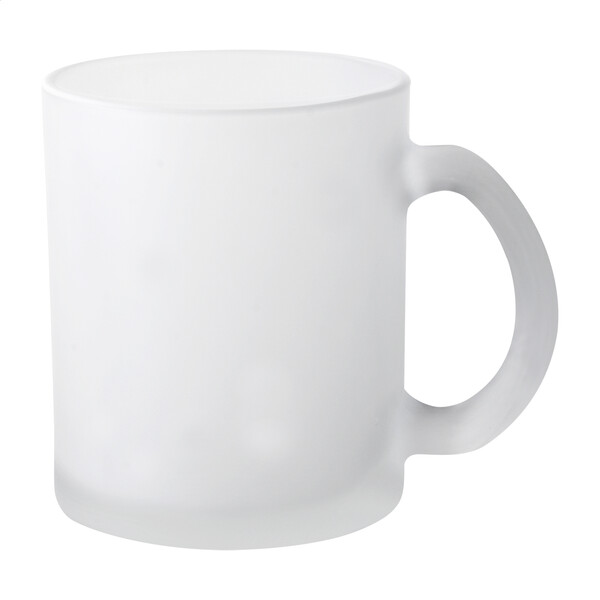 Glass Mug Forsa - White
