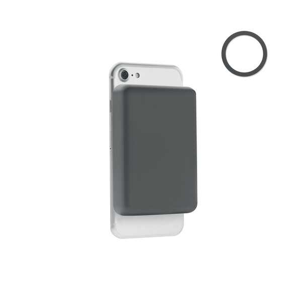 Caricatore wireless magnetico Doubletic - Grigio Pietra