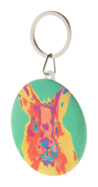 Pin Button Keyring KeyBadge RPET Maxi