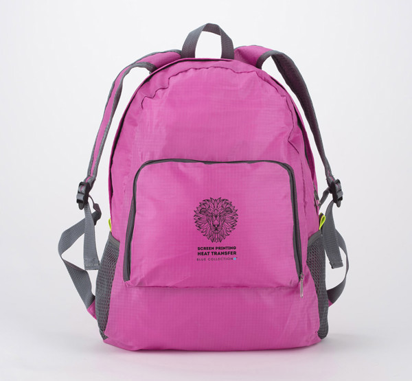 Foldable backpack ORI - pink