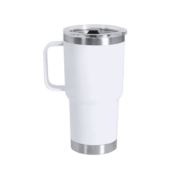 Insulated Mug Paster - White