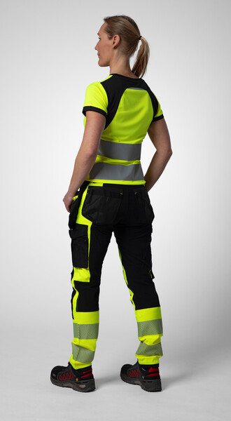 6012 T-shirt Cl.2 Women YELLOW/BLACK XS