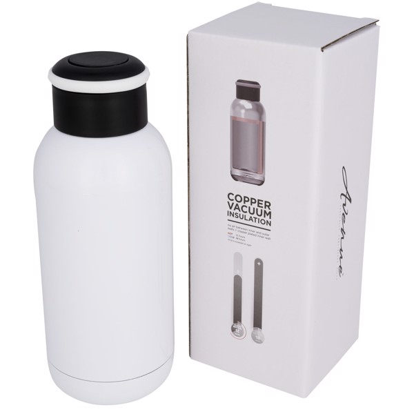 Copa 350 ml mini copper vacuum insulated bottle - White