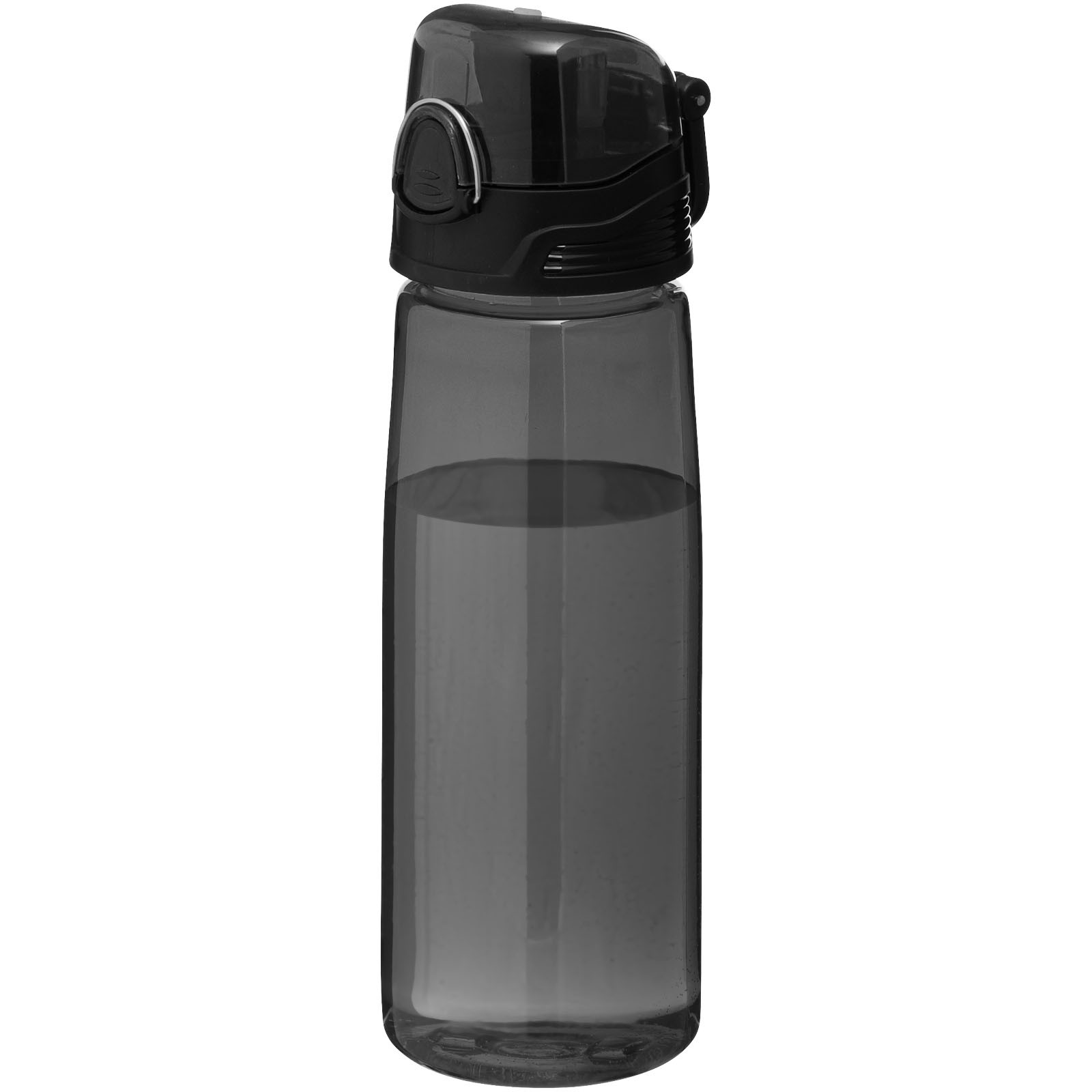 Športna steklenička Capri 700 ml - Transparent Black