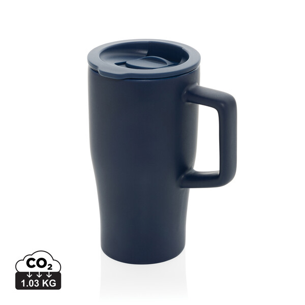 Mug quencher 490ml en céramique - Bleu Marine