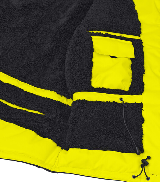6425 Lined Jacket Yellow/black S
