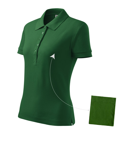 Polo Shirt Women’S Malfini® Cotton - Bottle Green / 2XL