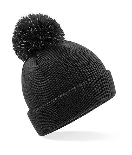 Berretto Junior Reflective Bobble - Black / ONE SIZE