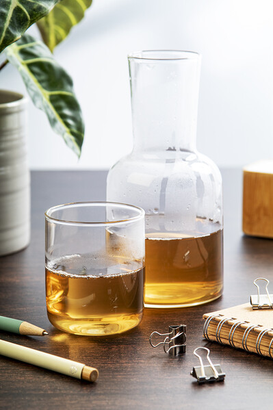 Set avec un verre et une carafe Palmer