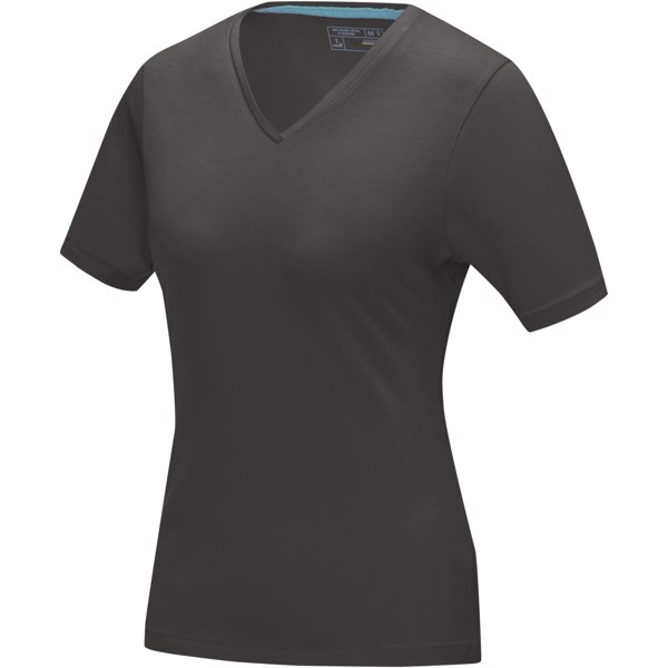 T-shirt Kawartha in tessuto organico a manica corta da donna - Grigio tempesta / S