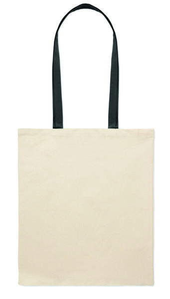 Shopper in cotone 140 gr/m Zevra - Nero