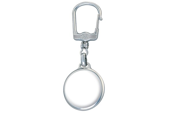Porte-clés métal rond