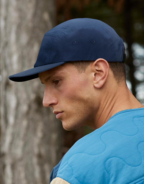 Outdoor 5 Panel Camper Cap - Black / ONE SIZE