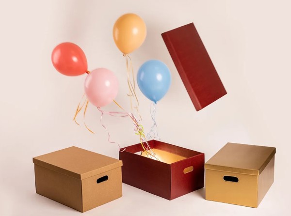 Gift box with lid - custom made