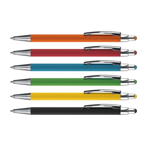 STYLO BILLE ECRITURE NOIR / STYLET - Jaune