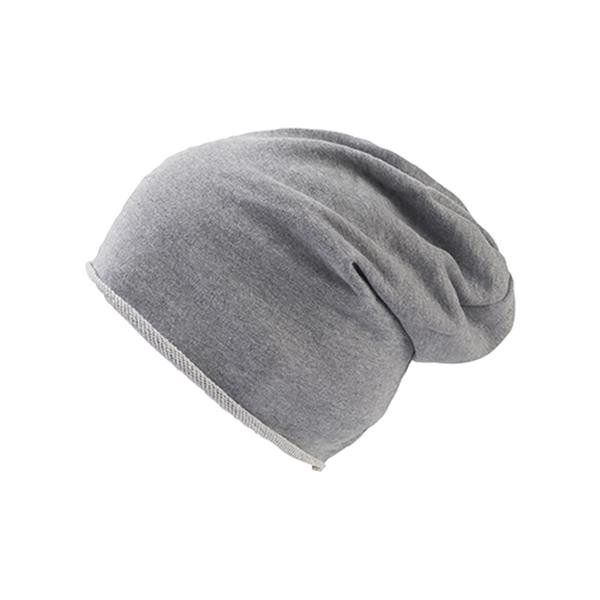 Gorro Brooklin, 89% Algodão / 11% Poliéster - Cinza Escuro
