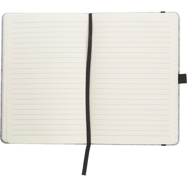 Felt RPET notebook A5 - grey
