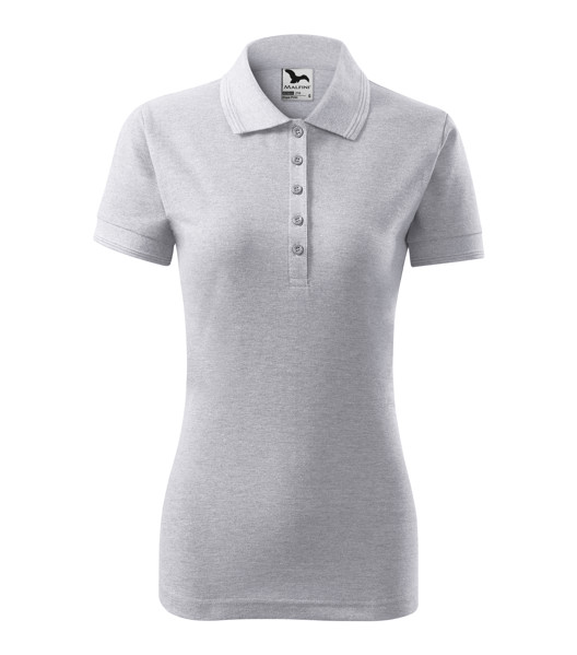 Polokošile Dámská Malfini® Pique Polo - Světle Šedý Melír / M