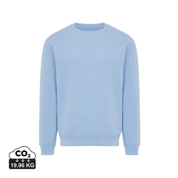 Mikina IQONIQ Torla z recyklované bavlny - Sky Blue / XS