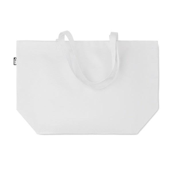 600D RPET large shopping bag Fama - White