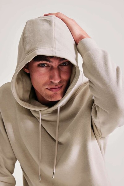 Anthem Studio Hoodie - Stone / S