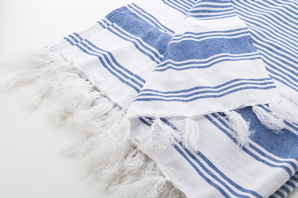 Serviette de plage Myrtos - Bleu