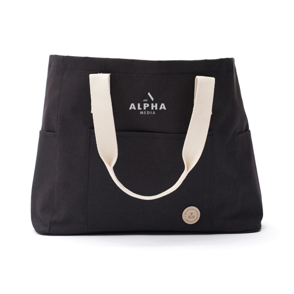 VINGA Sortino beach bag - Black