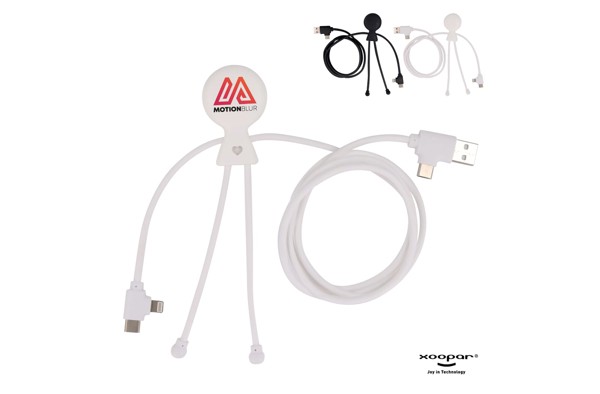 Xoopar Mr. Bio Dolgi kabel 1 m, moč 60 W - Bela