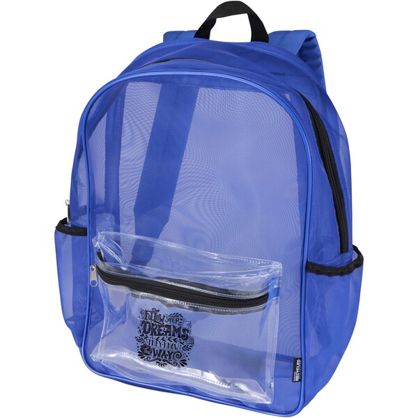 Sac à dos en matériaux recyclés Mesh de 18 L - Bleu royal