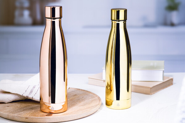 Rss Copper Insulated Bottle Roppar Oro - Rose