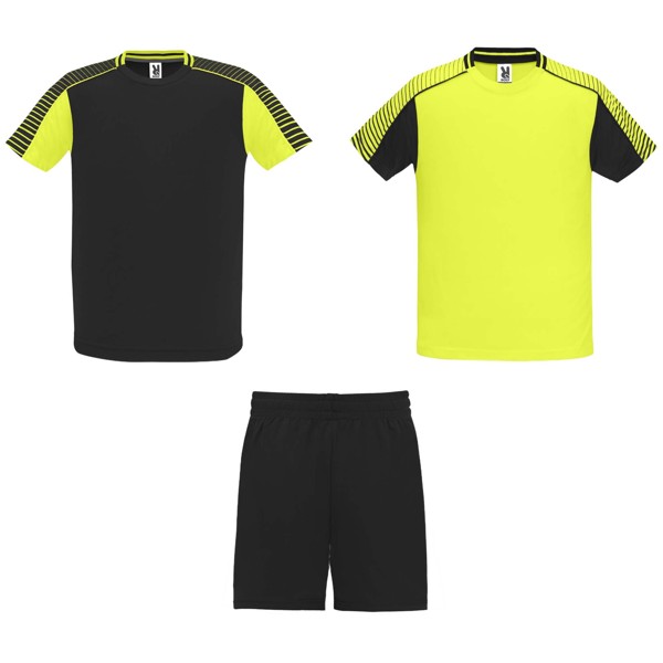 Completo sportivo unisex Juve - Fluor Yellow / Nero / 2XL