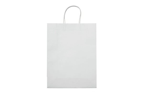 Kraft paper bag 300x120x400mm, 120g/m² - White