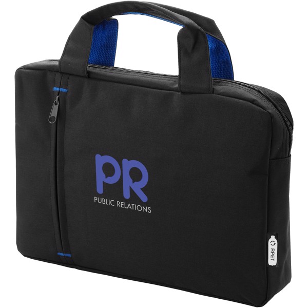 Serviette Detroit en plastique recyclé 4L - Bleu royal / Noir