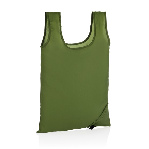 Sac shopping pliable en rPET 190T Impact AWARE™ - Vert
