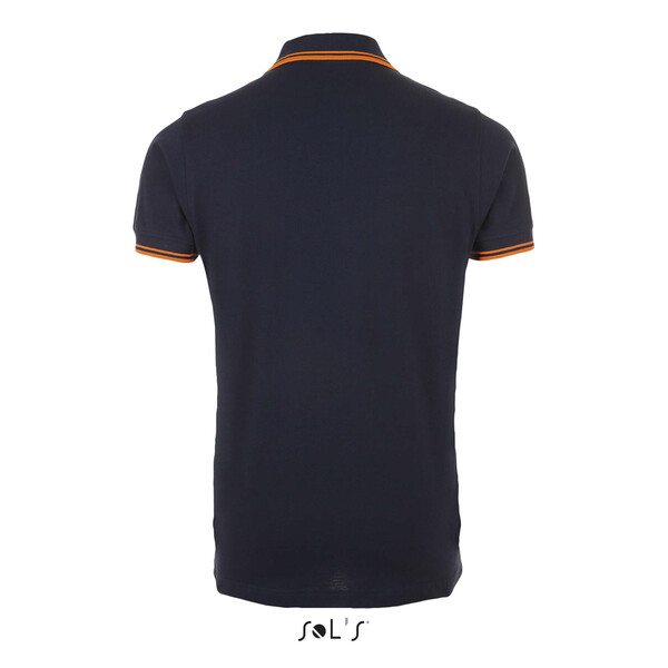 PASADENA pólo homem 200g Pasadena Men - French Navy / Laranja NéonXL