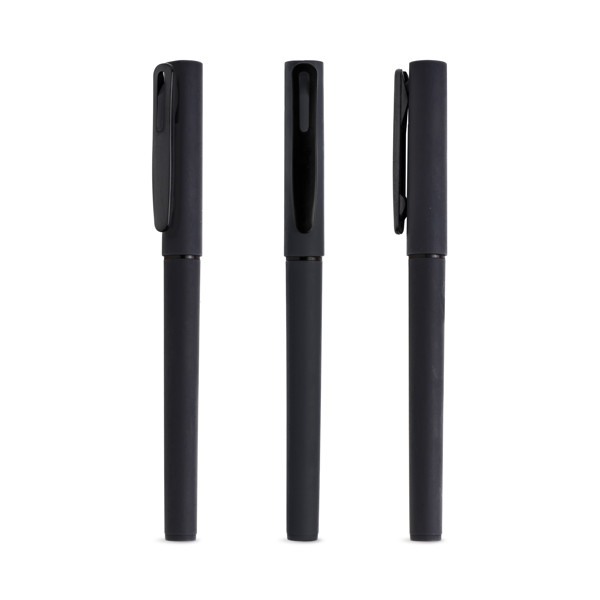 Rouleau En Rabs Avec Toucher Caoutchouc - Noir