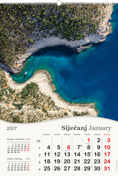 Okomiti zidni kalendar – More, more…
