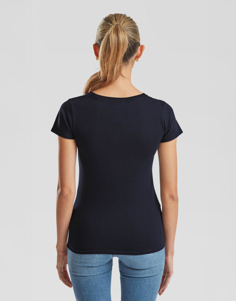 Ladies' Iconic 195 Ringspun Premium T - Powder Rose / S