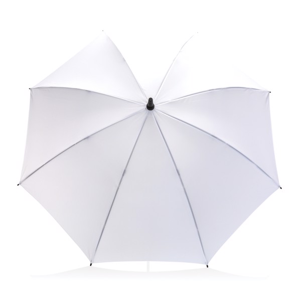 Parapluie tempête 23" en rPET 190T Impact AWARE™ - Blanc