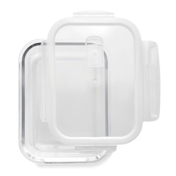 MB - Glass lunchbox with air tight locking lid in PP 900ml Praga Lunchbox