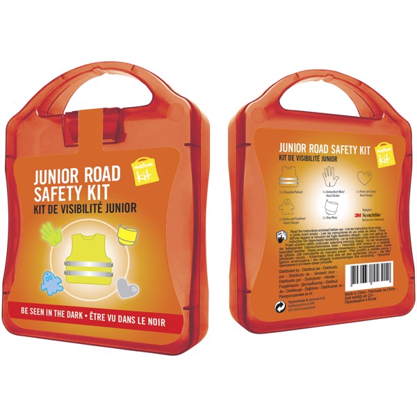 MyKit M Segurança rodoviária crianças - Vermelho transparente