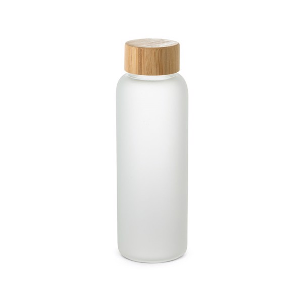 LILLARD. Borosilicate glass bottle in frosted 500 mL - White