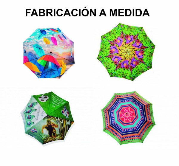 Fabricación de paraguas personalizados