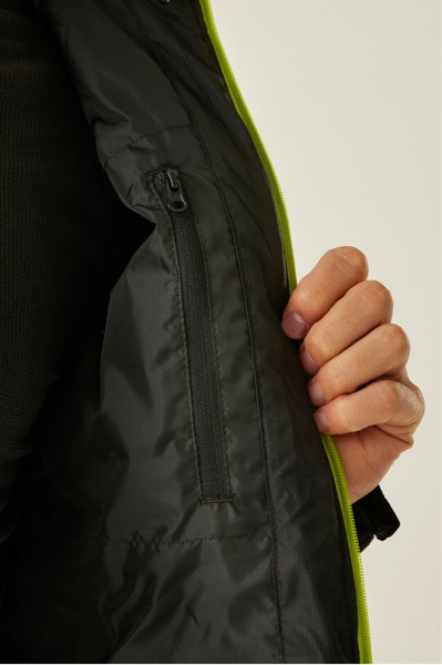 Navigate Thermal Jacket - Black / Orange Pop / 3XL