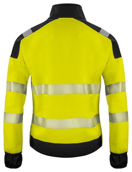 6109 Sweatshirt Full Zip Yellow/black XXL