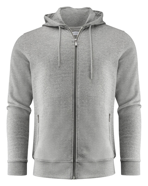 Harvest Westwood Zip Hoodie Grey Melange M