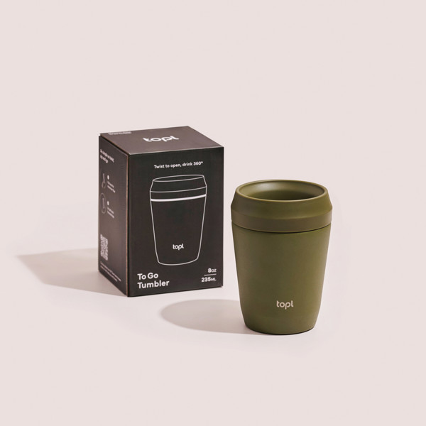 Termohrnek Topl To Go 236 ml z RCS recyklované oceli - Zelená